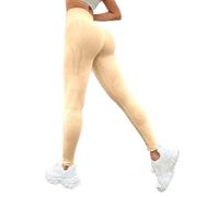 Generico Leggins 3D Anticellulite Donna - Push Up Sculpture Lipedema a Compressione Controllo Graduata Anti Cellulite Leggings Sportivo Vita Alta Senza Cuciture Donna Fitness Yoga Pantacollant, S-L