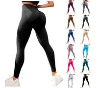 Generico Leggins 3D Anticellulite Donna,Push Up Sculpture Lipedema a Compressione Controllo Graduata Anti Cellulite Leggings Sportivo Vita Alta Senza Cuciture Donna Fitness Yoga Pantacollant Nuovo
