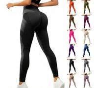 Generico Leggins Anticellulite Donna Leggins Anticellulite Donna Push Up Sculpture Lipedema a Compressione Graduata Leggings Anti Cellulite Leggings Sportivo Vita Alta Senza Cuciture Yoga