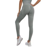 Generico Leggins Donna Anticellulite, Pantaloni Sportivi Donna Curvy Elastici Collant Scrunch Butt Slim Fit Leggings Pilates Seamless Pantacollant Taglia Grossa Lunghi per Yoga Jogging