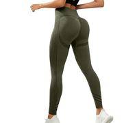 Generico Leggins Donna Push Up Anticellulite 3D - Pantaloni Sportivi Compressione Graduata Modellanti Contenitivi per Yoga Pilates Palestra Fitness Running Gym Outfit Aeroporto Comodi