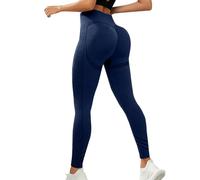 Generico Leggins Donna Push Up Anticellulite 3D - Pantaloni Sportivi Compressione Graduata Modellanti Contenitivi per Yoga Pilates Palestra Fitness Running Gym Outfit Aeroporto Comodi