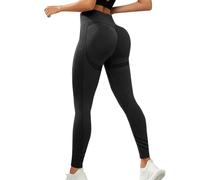 Generico Leggins Donna Push Up Anticellulite 3D - Pantaloni Sportivi Compressione Graduata Modellanti Contenitivi per Yoga Pilates Palestra Fitness Running Gym Outfit Aeroporto Comodi
