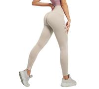 Generico Leggins Solenao Anticellulite Donna a Vita Alta, Leggings a Compressione Donna Scrunch Leggins Sportivi Tessuto Opaco Pantacollant Elastica per Yoga Jogging Palestra