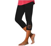 Generico Leggins Sportivi Donna 3/4 Vita Alta Leggins Push Up Donna Fitness Anti Cellulite Leggins Push Up Corto Leggins Donna Cotone Leggins Sportivi Donna Corti Cotone
