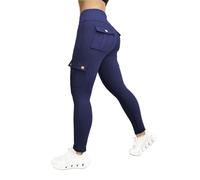 Generico Leggins Sportivi Donna Vita Alta Pantaloni Tuta Donna Palestra Yoga Pants da Lavoro con Tasche Pantalone Elasticizzati Dimagranti Pantacollant Sport Morbido per Pilates Fitness Training