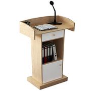 Generico Leggio Regolabile in Legno per Insegnanti e relatori, Supporto Portatile per Laptop per lezioni, conferenze e Auditorium, Ideale per Parlare in pubblico (Colore