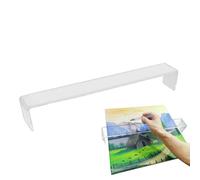 Generico Leging Bridge - Picci di Riposo A Mano Sporca per La Pittura per Artisti | Altezza del Braccio Acrilico Trasparente Regolabile per Pittore, Studenti, Cassetto, Insegnante