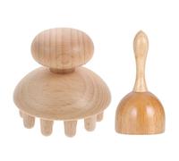 Generico Legno Ergonomico per Massaggio Manuale, Facile da Trasportare e Risparmio, per Uso Domestico e Terapia del Corpo