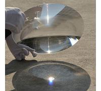 Generico Lente di Fresnel 255mm Grande Lente di Fresnel Solare in plastica Ottica PMMA Lunghezza focale 90mm 400mm 1000mm Lente d'Ingrandimento Piano, Lenti a concentrazione Solare 1pc