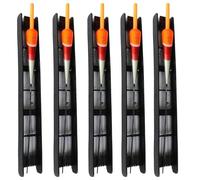 Generico Lenza Pronta con Galleggiante Amo Pesca Canna Fissa Bolognese Kit 5 Pz. Gr. 1,5