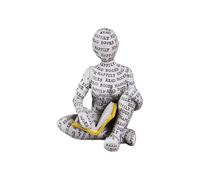 Generico Lesefigur, Elegant, Statue, Schreibtisch, Moderne Skulpturen, Abstrakte Ästhetische Skulpturen, Harz Für Zubehör, Bibliothek, Tisch, Vielseitig Einsetzbar Für Den Innen-