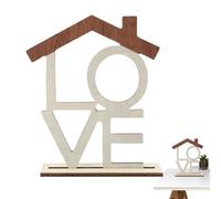 Generico Letter Table Sign Decor, 5.91x4.92x0.2 Pollici Elegante Decorazione del Desktop per spazi Moderni, Elegante banco della scrivania con Finitura compatta, Segno di entrata per casa, Stanza,