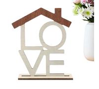 Generico Letter Table Sign, Word Decor Piece, Entryway Accent Display, Desktop Standing Design, Lightweight Build, Rustic Farmhouse Aesthetic, Ideal for Home Room Fireplace Mantel