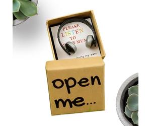 Genérico Lettere per rapporti a distanza - Messaggi umoristici, per cuffie con carta souvenir - per figlia, figlio, mamma, padre, scrivania, scaffale, comodino e