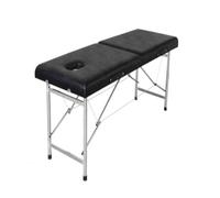 Generico Lettino da massaggio pieghevole professionale a 2 sezioni, tavolo for terapia di tatuaggi estetici, for trattamenti di fisioterapia e spa in centri estetici(Color 1)