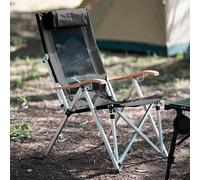 Generico Lettino Prendisole Pieghevole da Campeggio, Spiaggina Mare da Giardino Portatili e Compatte con Schienale Alto Regolabile a 3 Livelli