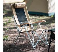 Generico Lettino Prendisole Pieghevole da Campeggio, Spiaggina Mare da Giardino Portatili e Compatte con Schienale Alto Regolabile a 3 Livelli