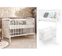 Generico Lettino Ted 60x120cm con Materasso 120x60x6 cm