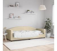 Generico Letto da Giorno Crema 80x200 cm in Tessuto,Crema,26.8kg,354110