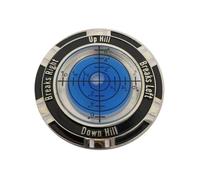 Genérico Lettore di orecchini verdi con livello graduato a doppio lato, indicatore preciso e portatile per analisi degli orecchini, miglioramento della precisione del Putt e ottimizzazione del gioco