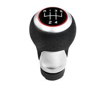 Generico Leva Cambio Dell'auto per A4 Manopola | Auto Selettore Marce Per B8 Per A5 Per Q5 2007-2015 Pomello Cambio Manuale In Pelle Traforata A 5 Velocità
