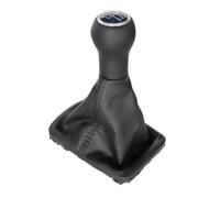 Generico Leva Cambio Dell'auto per La Manopola | Auto Selettore Marce Pomello 5 Velocità + Cuffia Per Veicoli Manuali Per Beetle 1998-2009(Nero)