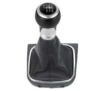 Generico Leva Cambio Dell'auto per La Manopola | Auto Selettore Marce Set Cuffia Con Pomello MT 5/6 Velocità, Per Golf Per MK5 Per MK6 04-09(D Black Line 6 Speed)