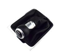 Generico Leva Cambio Dell'auto per Set Manopole | Auto Selettore Marce Pomello 5/6 Velocità+ Cuffia Per Passat Per B6 2005-2012 MT(A 6 Speed)