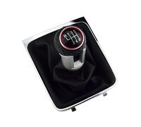 Generico Leva Cambio Dell'auto per Set Manopole | Auto Selettore Marce Pomello 5/6 Velocità+ Cuffia Per Passat Per B6 2005-2012 MT(G 6 Speed)