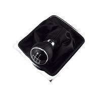 Generico Leva Cambio Dell'auto per Set Manopole | Auto Selettore Marce Pomello 5/6 Velocità+ Cuffia Per Passat Per B6 2005-2012 MT(Leather 5 Speed)
