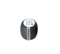 Generico Leva del cambio dell'auto Pomello del cambio in pelle a 5 e 6 marce per ALFA per ROMEO 147 SPIDER 2005-2011(12345R white line)