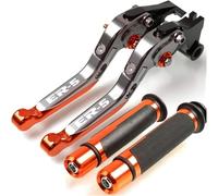 Generico Leva freno moto Per Kawasaki Er-5 Er5 2004-2005 Moto CNC Regolabile Pieghevole Freno Frizione Maniglia Leva Manopole SetEr-5 Logo