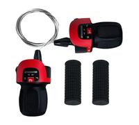 Genérico Leve Cambio Bicicletta - 3 x 7 velocità con impugnature in | Accessorio cambio per bici da strada, montagna, Touring o elettrico | allenamento urbano per bambini fitness sport