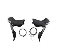 Generico Leve Cambio, Compatibile con Shimano, TIAGRA 4700 2x10s | Coppia sinistra 2s/destra 10s, leva freno in fibra di carbonio, solo cavi cambio interni inclusi