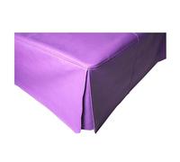 Generico Lezuola in Pelle Lenzuola a Caldo Impermeabili Gonna per Letto Resistente alle Pieghe, Impermeabile all'olio e Impermeabile alla Polvere Copriletto antimacchie,A,Standard Double53×75