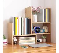 Generico Libreria da Scrivania Piccolo e Regolabile for Dormitorio, Semplice Organizer Scrivania con 5 Ripiani, Espositore da Banco for Casa, Ufficio, Scuola, Appartamento