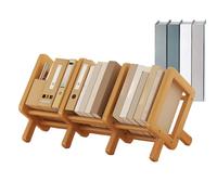 Generico Libreria da Scrivania - Scaffale Per Libri Da Scrivania,Ripiano Estraibile in Legno Organizzatore Espositivo per Casa Ufficio Camera