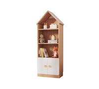 Generico Libreria In Legno A 3/4/5 Livelli, Ripiani Organizzatori For Libri A Pavimento For Carichi Pesanti, Con Armadietto Portaoggetti Inferiore, Capacità Di Carico 150 Kg For Soggiorno