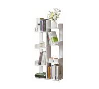 Generico Libreria In Legno, Libreria Ad Albero, Organizzatore Porta Libri | Scaffali aperti, grande capacità di archiviazione for la camera da letto, il soggiorno(Color 4,4 tier)