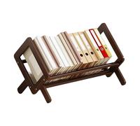 Generico Libreria - Organizzatore di libri in legno | Libreria da 700 G, per riviste, documenti, camera da, ufficio, soggiorno, dormitorio, aula, biblioteca, scuola, scrivania, massimizza lo spazio d