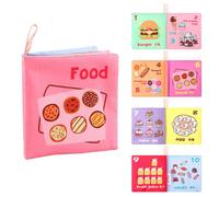 Generico Libri di Stoffa per Bambini Libri di Stoffa cognitiva di Vita Marina Cibo Frutta Conoscenza Regali per Il Compleanno di Natale Halloween