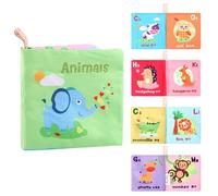 Generico Libri di Stoffa per Bambini Libri di Stoffa cognitiva di Vita Marina Cibo Frutta Conoscenza Regali per Il Compleanno di Natale Halloween