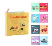 Generico Libri di Stoffa per Bambini Libri di Stoffa cognitiva di Vita Marina Cibo Frutta Conoscenza Regali per Il Compleanno di Natale Halloween