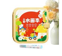 Generico Libro da Colorare ad Acqua | Giocattolo Educativo Arte e Creatività | Set Con Libro Cancellabile Per Scarabocchi Per Bambini,Per Bambini Ragazzi Viaggi Halloween Pasqua Natale Scuola