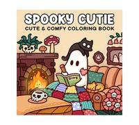Generico Libro da colorare di Spooky Cutie. Prodotti dolci e spazi accoglienti per il relax; Pagine creative per adulti e giovani