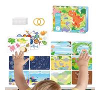 Genérico Libro di attività di Cartone,Apprendimento Cognitivo Educativo - Libro Sensoriale di Apprendimento - per di Gioco di Curiosità Indoor per Bambini da 1 A 5 Anni E Famiglia Divertimento