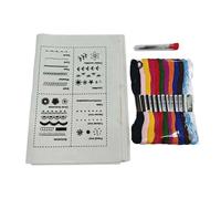 Generico Libro Di Ricamo, Kit di Artigianato Fai Da Te, Kit Completo Di Ricamo, per Principianti, Studenti, Adulti, Progetti Scolastici, Pratica di Mindfulness, Compleanno, Vacanze, Natale e Famiglia