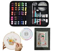 Generico Libro di Ricamo per Principianti,Guida ai Modelli e per Ricamo | Kit di Guida al Cucito per Adulti - per Principianti Appassionati Adulti Hobby Tessitura Cucito Artigianato Famiglia