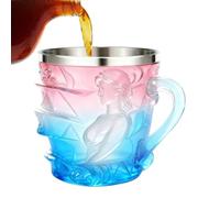 Genérico Libro Dipinto A Mano,15cl Design Femminile Finitura Vintage - Libro Dipinta A Mano Con Manico,Per Le Donne Lettrici Scrittrici Bibliotecarie Amanti Della Lettura Natale Compleanno